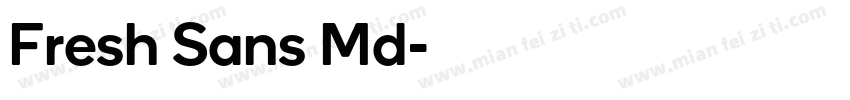 Fresh Sans Md字体转换
